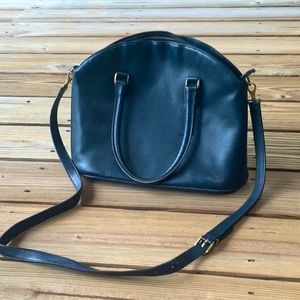 Vintage Navy Coach Satchel